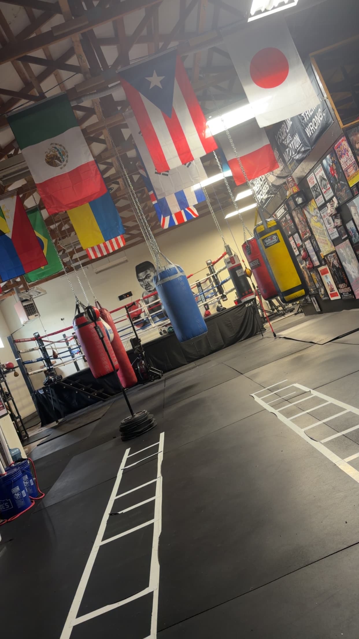 Inside B2T Boxing gym